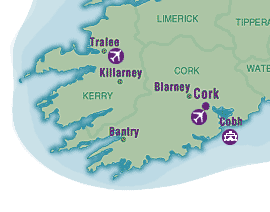 Cork, Kerry, Limerick, Tipperary, Waterford